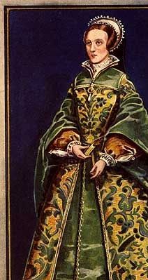 Herbert Norris's watercolour illustration of Lady Jane Grey from 1938