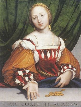 Lais of Corinth by Hans Holbein the Younger