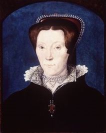 Lady Elizabeth Pope, née Blount (c.1515–1593) (Trinity College, University of Oxford - Oxford, Oxfordshire UK) - Called Posthumous Painting of Mary I Tudor