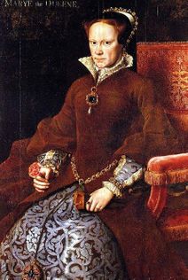 A follower of Anthonis Mor, c.1555-58. This is an English copy of the famous portrait of Mary I Tudor by Anthonis Mor.