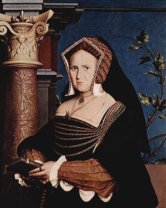 Mary Wotton, Lady Guildford by Holbein (1527)