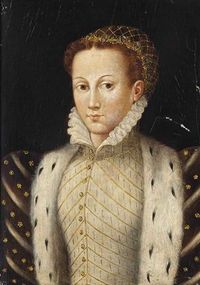 Portrait of a lady, traditionally identified as Elizabeth of Valois (1545-1568) In the manner of François Clouet (French, b. before 1522–1572)