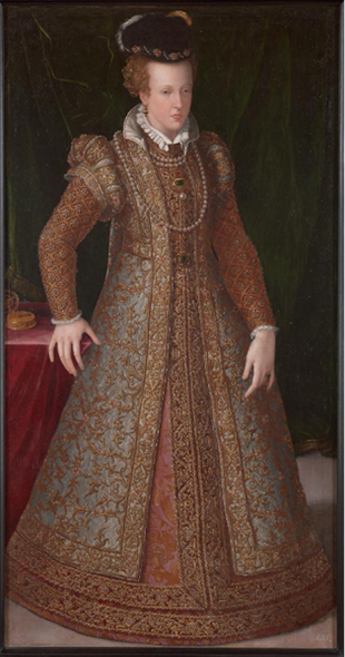 Erzherzogin Johanna (1547-1578), Großherzogin von Toskana in ganzer Figur