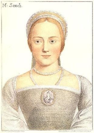 Possibly Elizabeth Stanley, Mistress Zouche, the daughter of Mary Monteagle and the granddaughter of Charles Brandon, Duke of Suffolk