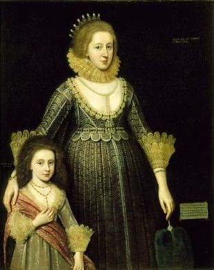 Christian, Lady Cavendish, with her daughter