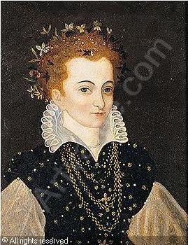 Called French School, Portrait of a lady, half-length, wearing a black embroidered dress
