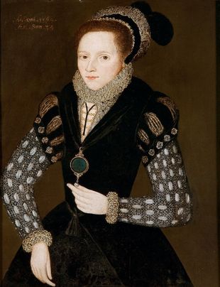 Portrait of an Unidentified Lady Aged 34, 1569, Unknown Artist, Emmanuel College, University of Cambridge