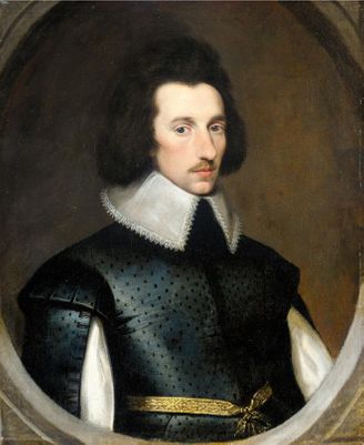 Sir Richard III Weston (1591–1652) was an English canal builder and agricultural improver, c. 1630, attributed to Cornelius de Neve