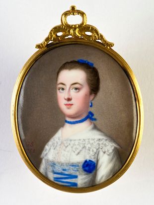 Lady Elizabeth Chaplin, née Cecil, eldest daughter of Brownlow, 8th Earl of Exeter, by Gervase Spencer