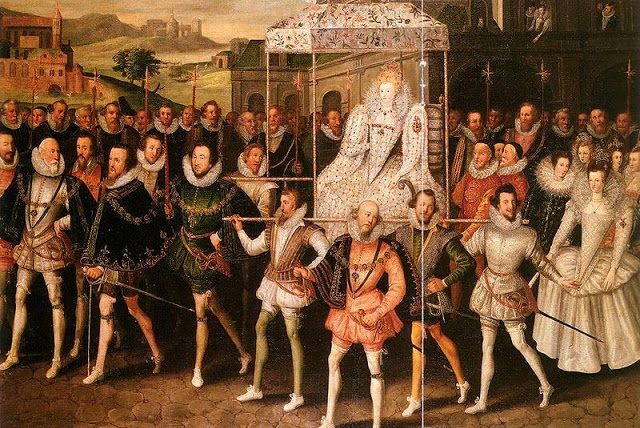 Queen Elizabeth I in Procession, c. 1600