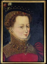 Called Portrait of Mary Queen of Scots. Musee Conde