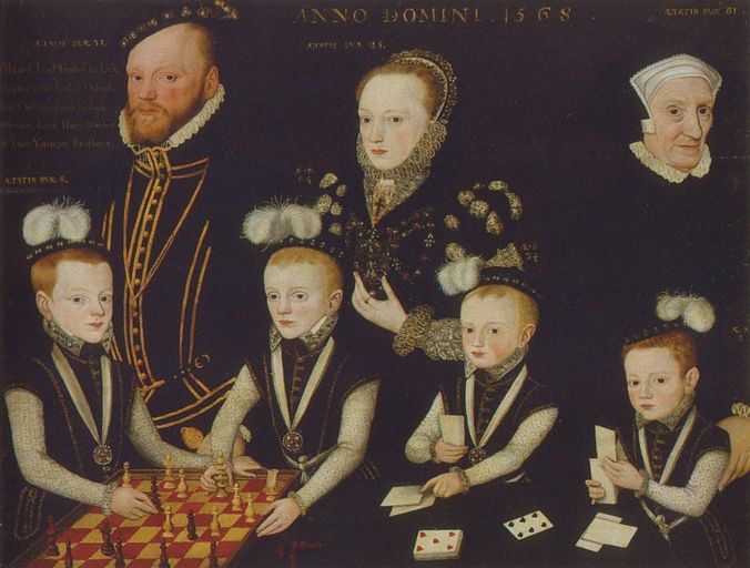 Edward Windsor, 3rd Baron Windsor, and his family