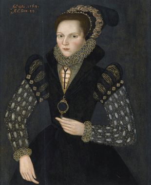 Portrait of a Lady Aged 34, 1569, Circle of Master of the Countess of Warwick
