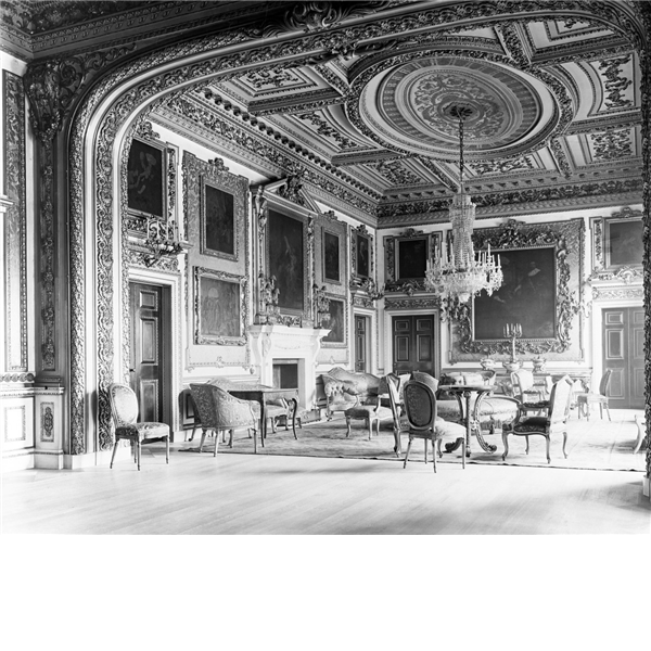 Devonshire House – The 6th Duke of Devonshire's ballroom at Devonshire House. It was formed from two of the 2nd Duke's drawing room by William Kent in the 1730's
