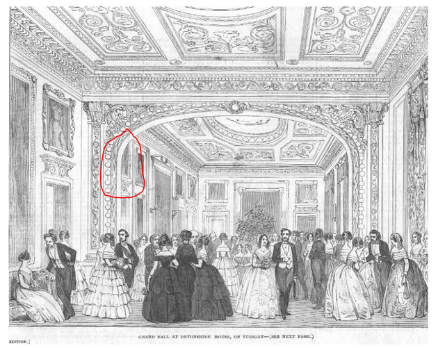 A ball at Devonshire House in 1850, from the Illustrated London News