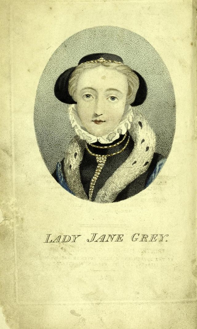 William Godwin Engraving Called Lady Jane Grey