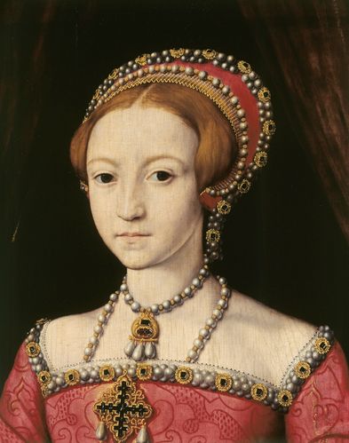 Elizabeth I Tudor when a Princess (detail)