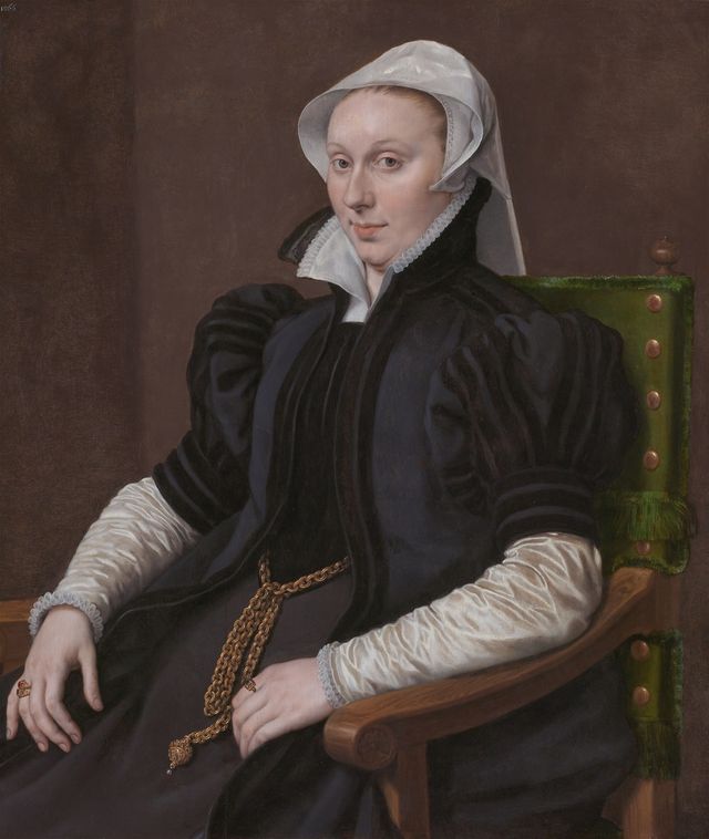 Anne Ferneley, Lady Gresham, c.1560, by Anthonis Mor