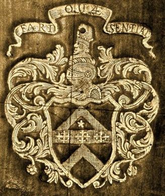 Arms, Crest and Motto of Horace Walpole, 4th Earl of Orford (1717–1797)