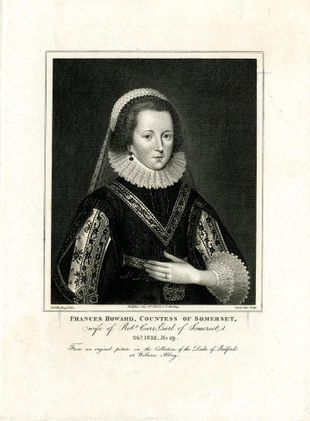 Called ‘Portrait of Katherine, Countess of Suffolk incorrectly idenitifed as Frances Howard’ – Actually Lady Anne Clifford