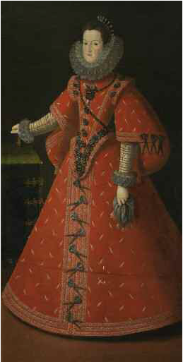 La Reina Margarita de Austria by Juan Téllez, 1630 – Universidad de Salamanca