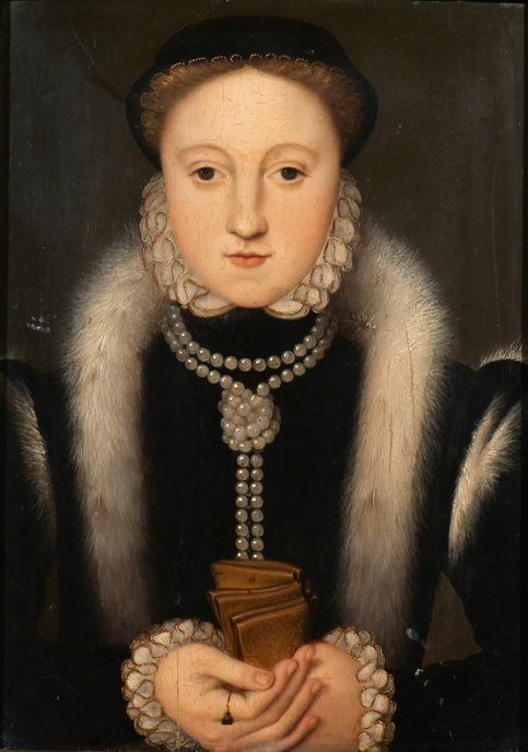 Katherine Grey, Countess of Hertford (25 August 1540 – 26 January 1568) – The Berry-Hill Portrait – In Colour At Last