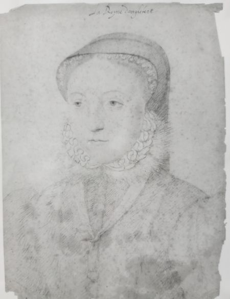Possibly Elizabeth I Tudor – Inscribed La Royne D’Angleterre, suggesting that the lady depicted was royal and English