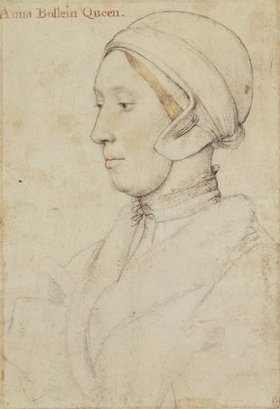 The Anna Bollein sketch by Holbein
