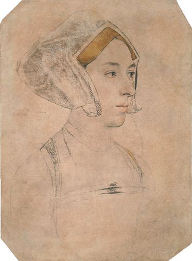 Anne Boleyn – The 'Anna Bullen' Bradford Holbein Drawing of a Lady (British Museum)